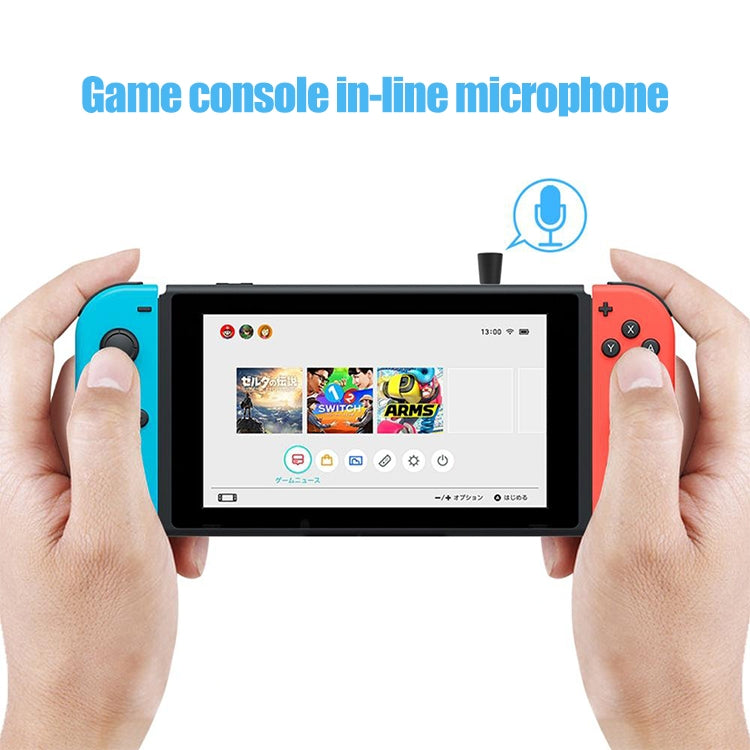 ZJ042MR 3,5 mm teléfono móvil portátil máquina de juego mini micrófono recto