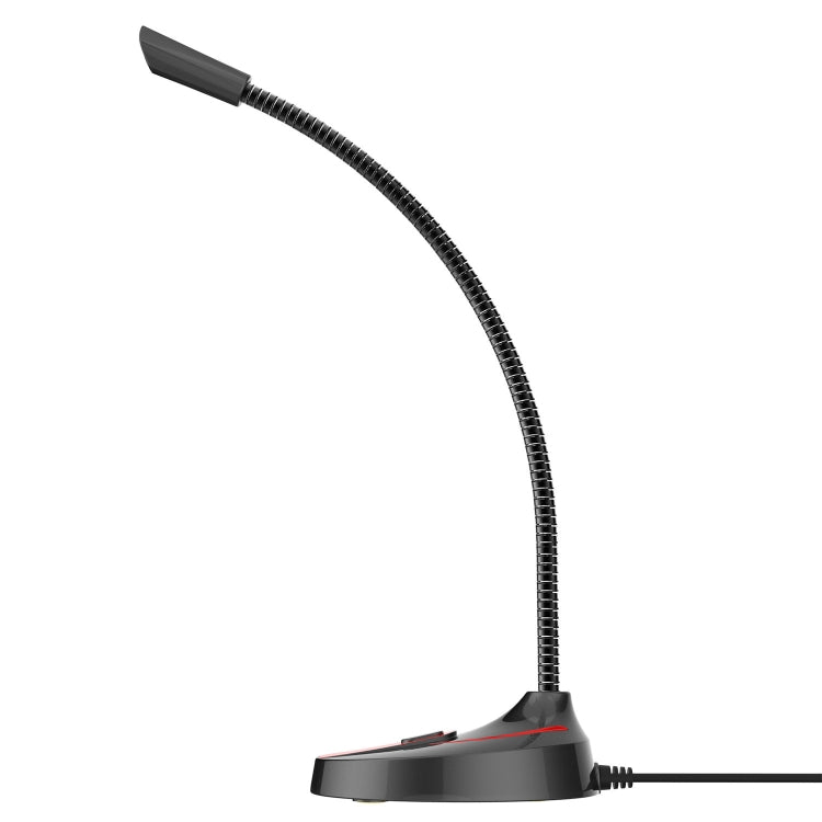 HXSJ F12 Micrófono de computadora USB sin unidad, flexible y de 360 grados, longitud del cable: 2,2 m