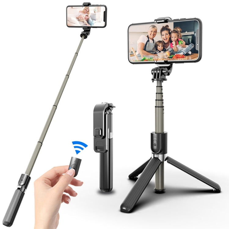 L03 Palo Selfie Trípode Bluetooth Plegable De Aleación De Aluminio, L03 White, L03 Black