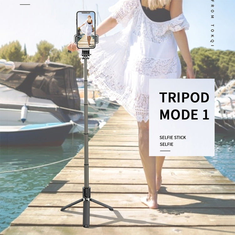 L03 Palo Selfie Trípode Bluetooth Plegable De Aleación De Aluminio, L03 White, L03 Black