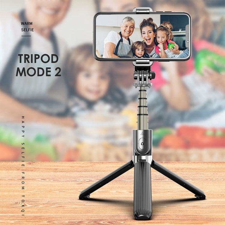 L03 Palo Selfie Trípode Bluetooth Plegable De Aleación De Aluminio, L03 White, L03 Black