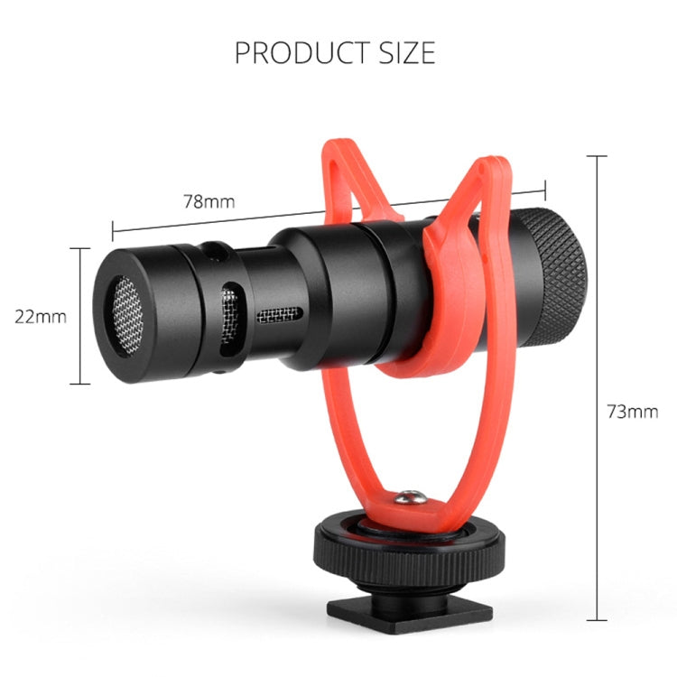 YELANGU MIC10 YLG9920A Micrófono de escopeta de vídeo condensador para entrevista profesional con cable de audio de 3,5 mm para videocámara DSLR y DV, Microphone
