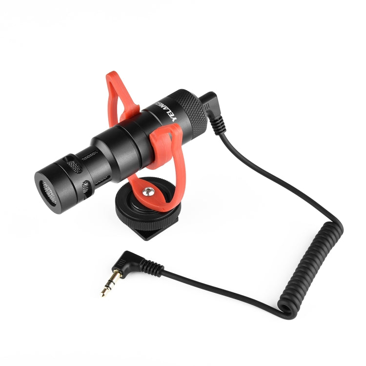 YELANGU MIC10 YLG9920A Micrófono de escopeta de vídeo condensador para entrevista profesional con cable de audio de 3,5 mm para videocámara DSLR y DV, Microphone