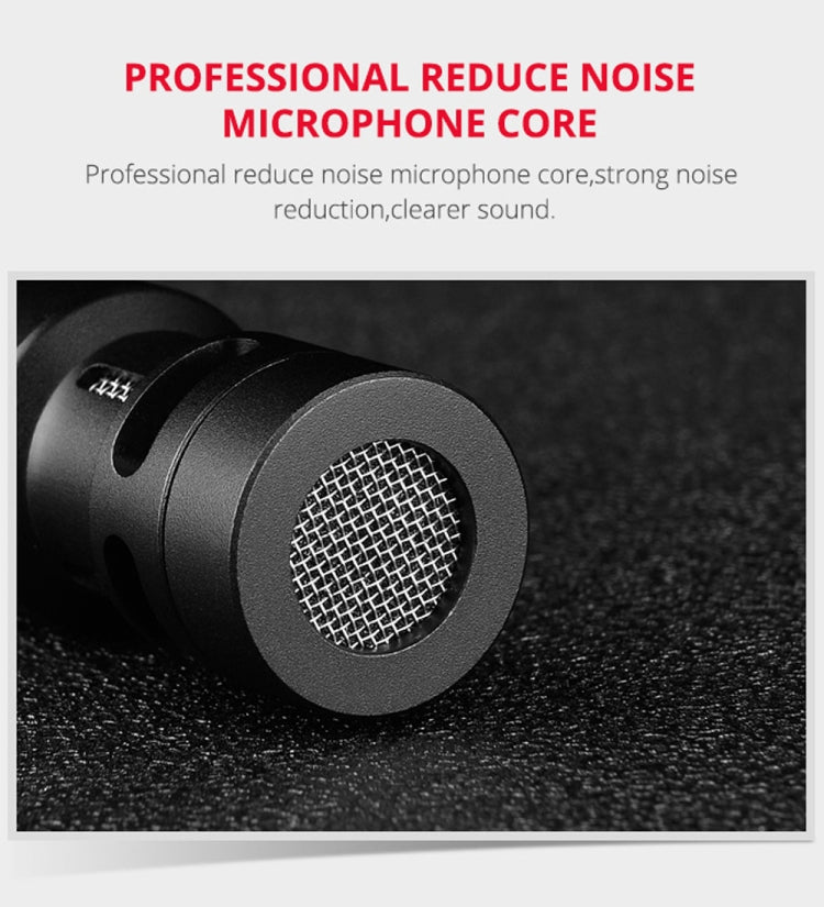 YELANGU MIC10 YLG9920A Micrófono de escopeta de vídeo condensador para entrevista profesional con cable de audio de 3,5 mm para videocámara DSLR y DV, Microphone