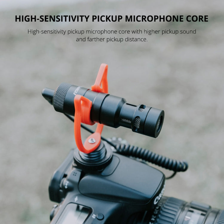 YELANGU MIC10 YLG9920A Micrófono de escopeta de vídeo condensador para entrevista profesional con cable de audio de 3,5 mm para videocámara DSLR y DV, Microphone
