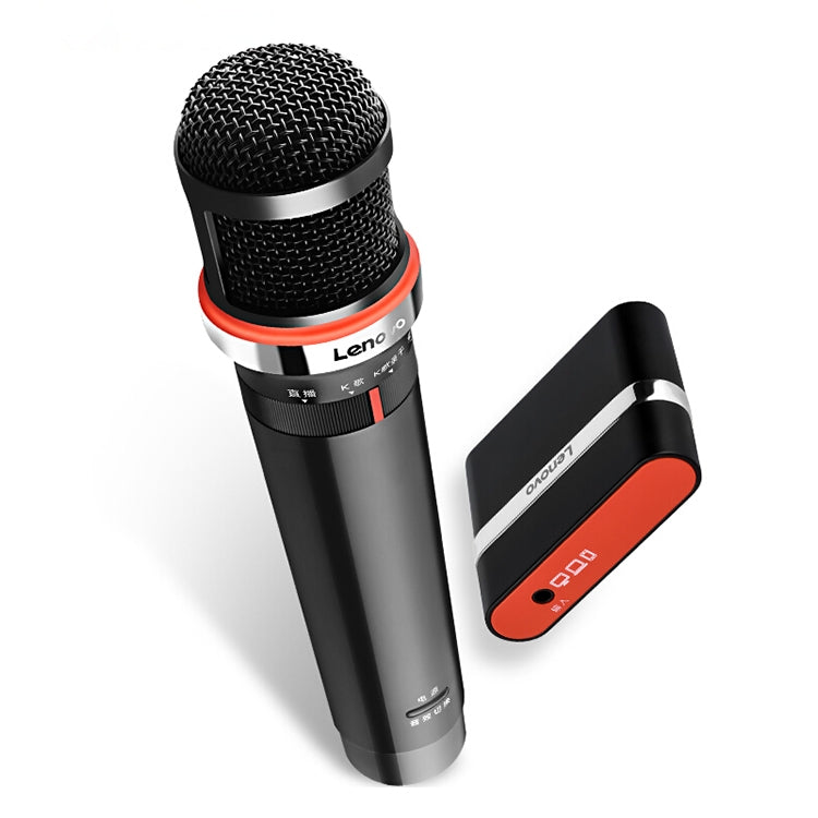 Original Lenovo UM20-U K Song micrófono Digital inalámbrico equipo de grabación en vivo con receptor inalámbrico