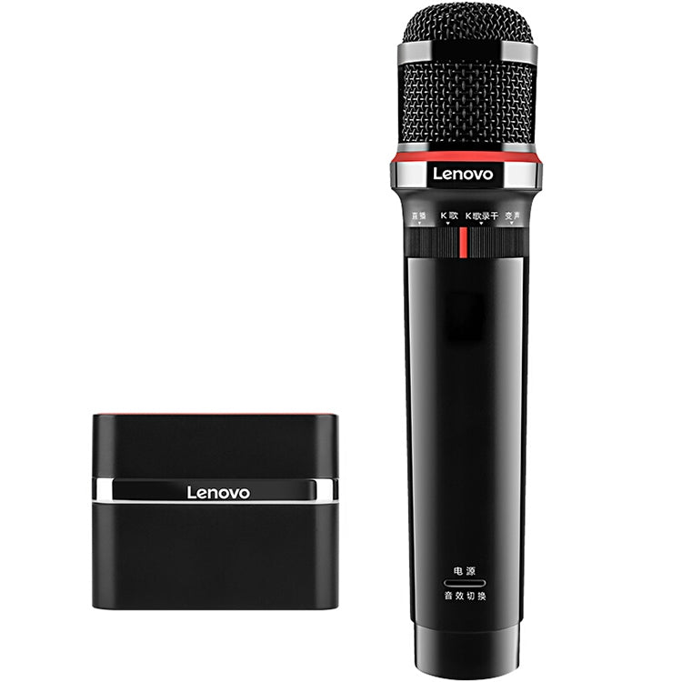 Original Lenovo UM20-U K Song micrófono Digital inalámbrico equipo de grabación en vivo con receptor inalámbrico