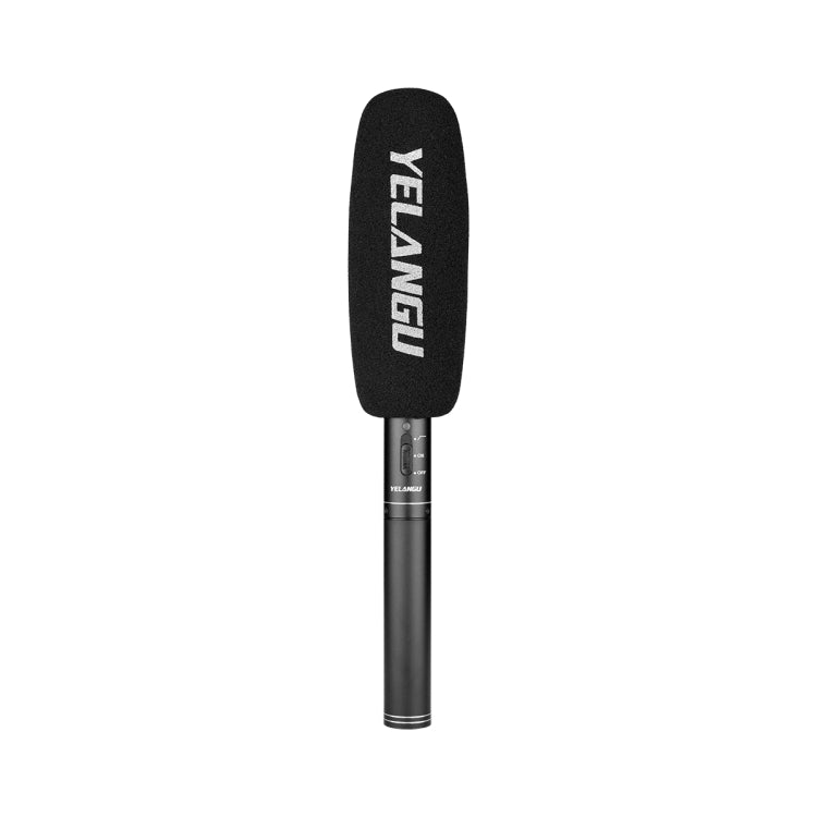 YELANGU YLG9933A MIC07 Micrófono de condensador de vídeo para entrevista profesional con adaptador de audio de 6,5 mm y cable de audio RXL de 3,5 mm