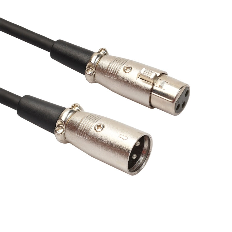 Cable de micrófono XLR macho a XLR hembra de 5 m de 3 pines, Length: 5m
