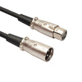 Cable de micrófono XLR macho a XLR hembra de 5 m de 3 pines, Length: 5m