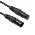 Cable blindado de micrófono XLR macho a XLR hembra de 1,8 m y 3 pines, cable de audio para micrófono, Length: 1.8m