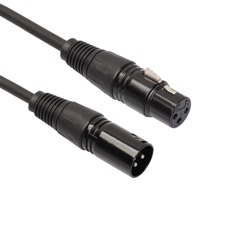 Cable blindado de micrófono XLR macho a XLR hembra de 1,8 m y 3 pines, cable de audio para micrófono, Length: 1.8m
