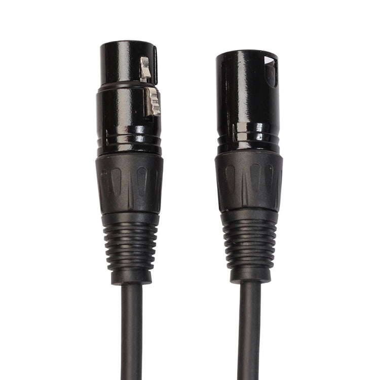 Cable blindado de micrófono XLR macho a XLR hembra de 1,8 m y 3 pines, cable de audio para micrófono, Length: 1.8m