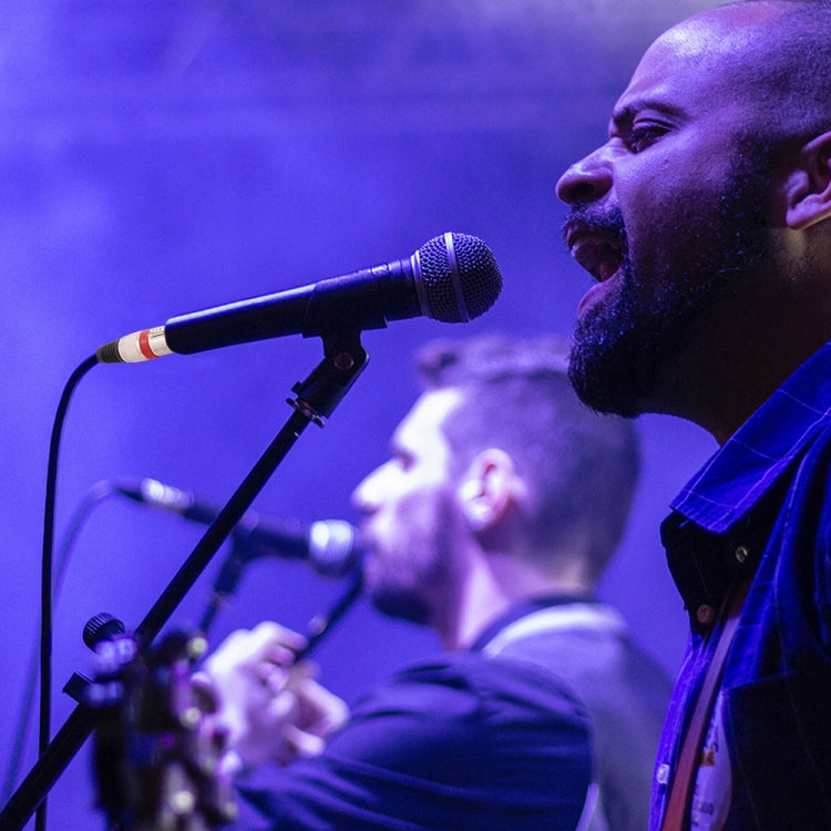 Cable blindado de micrófono XLR macho a XLR hembra de 5m de 3 pines Cable de audio para micrófono, Length: 5m (Red)