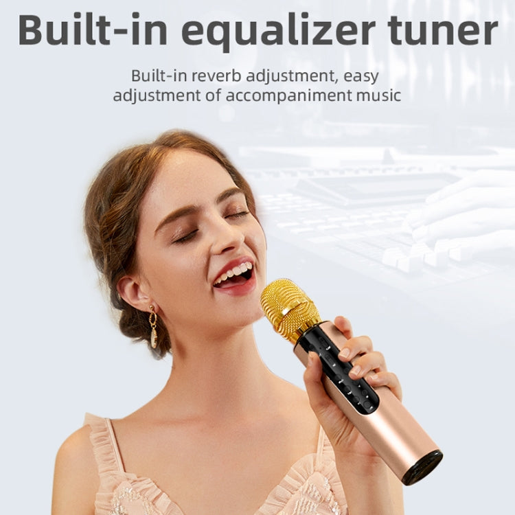 K3 Bluetooth 5.0 Karaoke Live Stereo Sound Micrófono de condensador inalámbrico Bluetooth