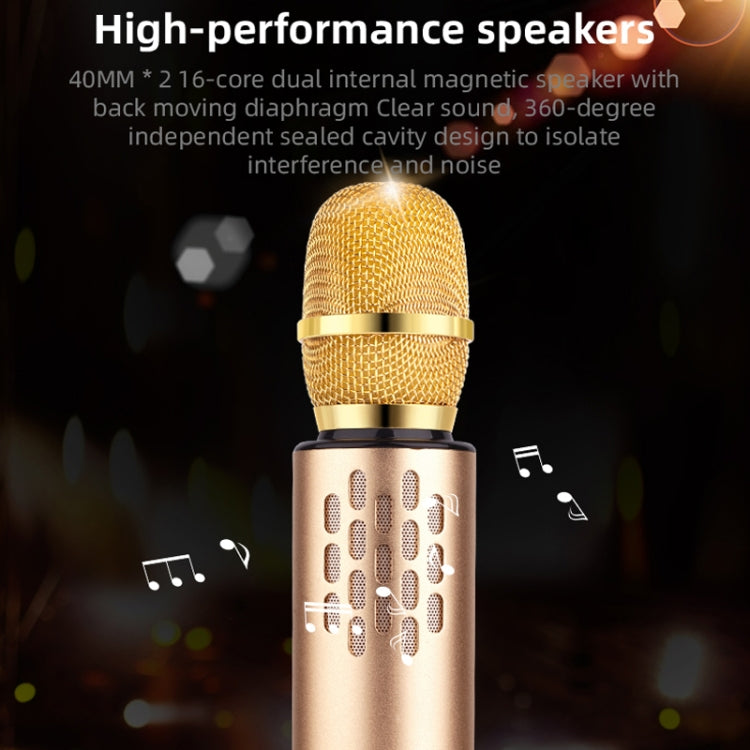 K3 Bluetooth 5.0 Karaoke Live Stereo Sound Micrófono de condensador inalámbrico Bluetooth