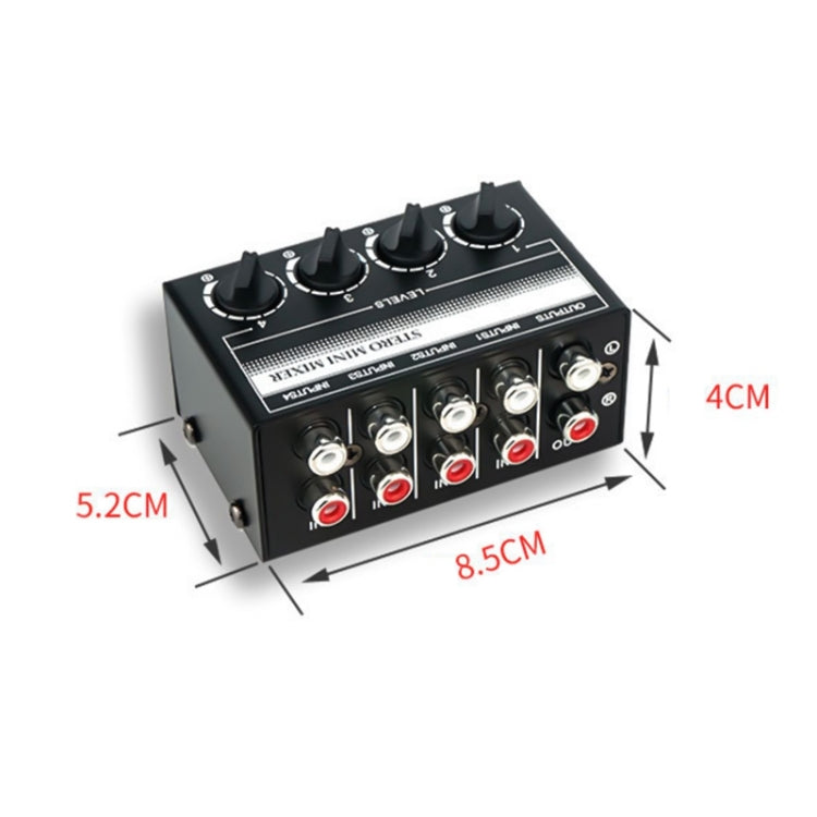 Controlador mezclador de 4 canales CX400 Audio Stereo Hub