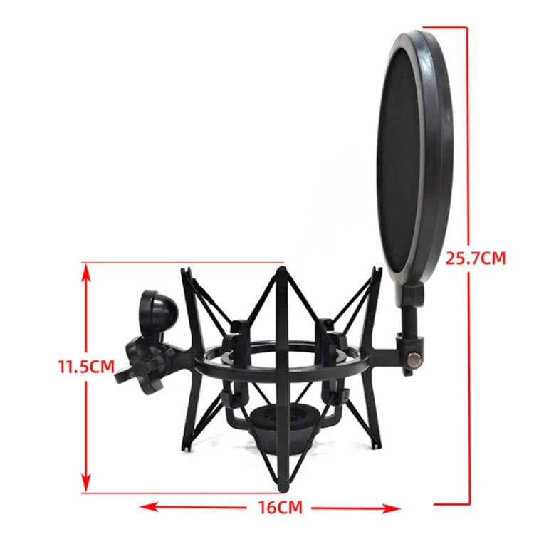 Soporte a prueba de golpes ABS para micrófono en vivo SH-100, SH-100