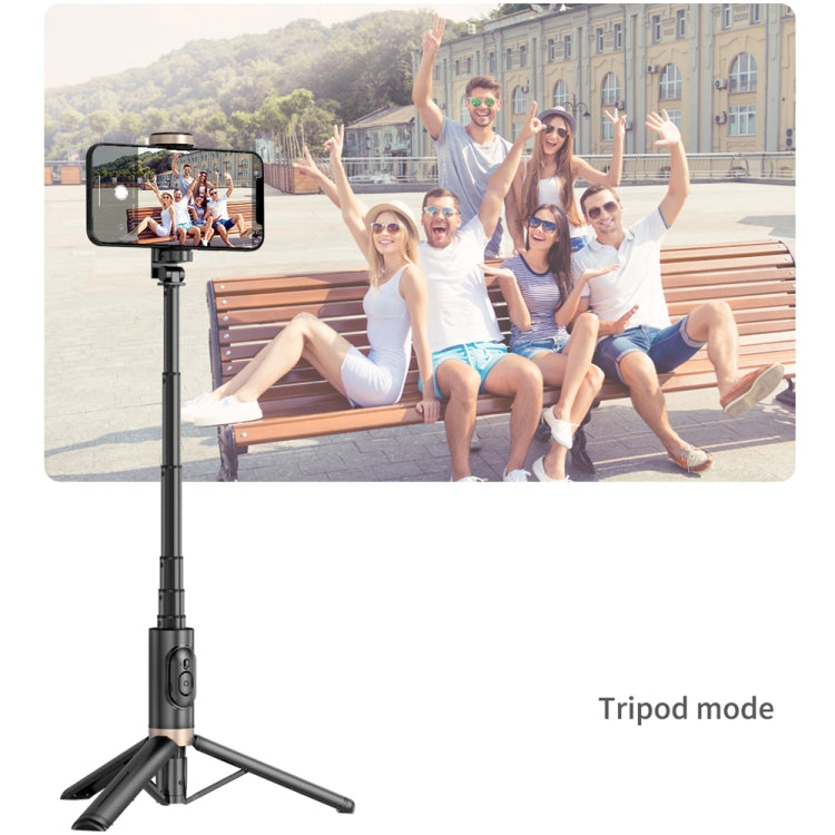Q12 Diseño Oculto Reforzado Bluetooth Control Remoto Trípode Selfie Stick, Q12 (Black), Q12s (Pink), Q12 (White)