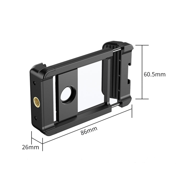 APEXEL F001 Estabilizador de mano multifuncional Soporte para lente Clip para teléfono