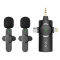 AP031-2 Micrófono inalámbrico Lavalier con reducción de ruido 3 en 1 con micrófono, AP031-2