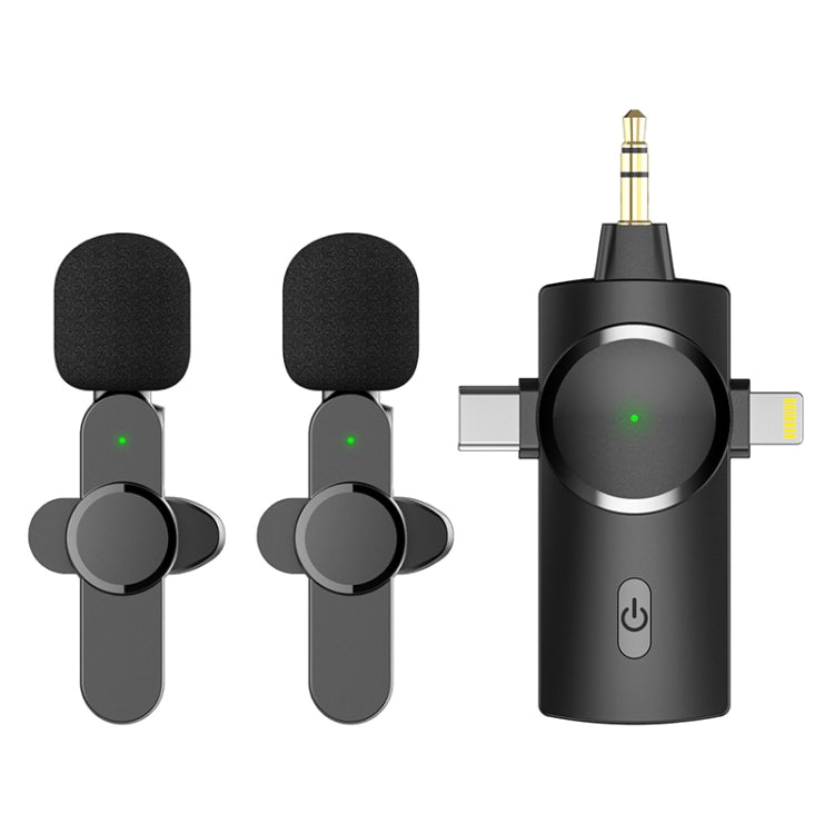 AP031-2 Micrófono inalámbrico Lavalier con reducción de ruido 3 en 1 con micrófono, AP031-2