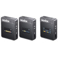 Godox MoveLink II M2 Sistema de micrófono Lavalier inalámbrico con 2 transmisores y 1 receptor para cámaras DSLR y videocámaras, MoveLink II M2