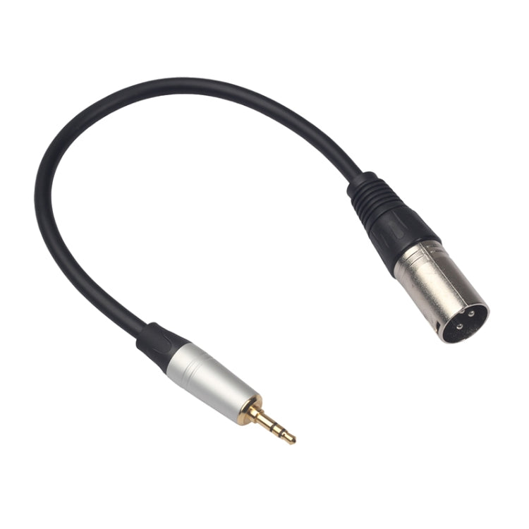 TC210KM173 Cable de audio macho de 3,5 mm a XLR macho, longitud: 0,3 m, 3.5mm Male to XLR Male