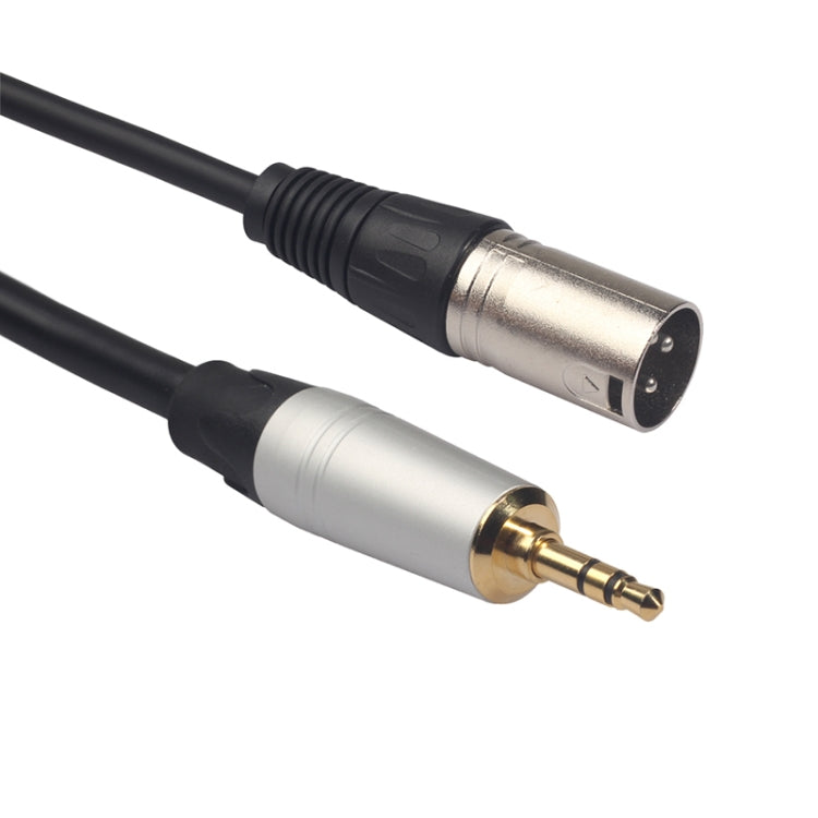 TC210KM173 Cable de audio macho de 3,5 mm a XLR macho, longitud: 0,3 m, 3.5mm Male to XLR Male