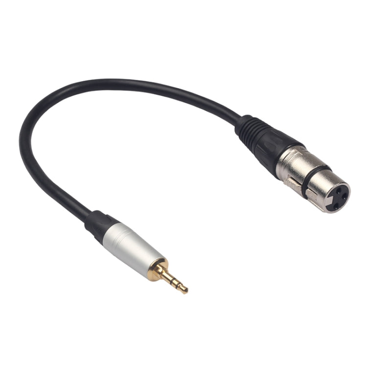 TC210KF183 Cable de audio macho de 3,5 mm a XLR hembra, longitud: 0,3 m, 3.5mm Male to XLR Female