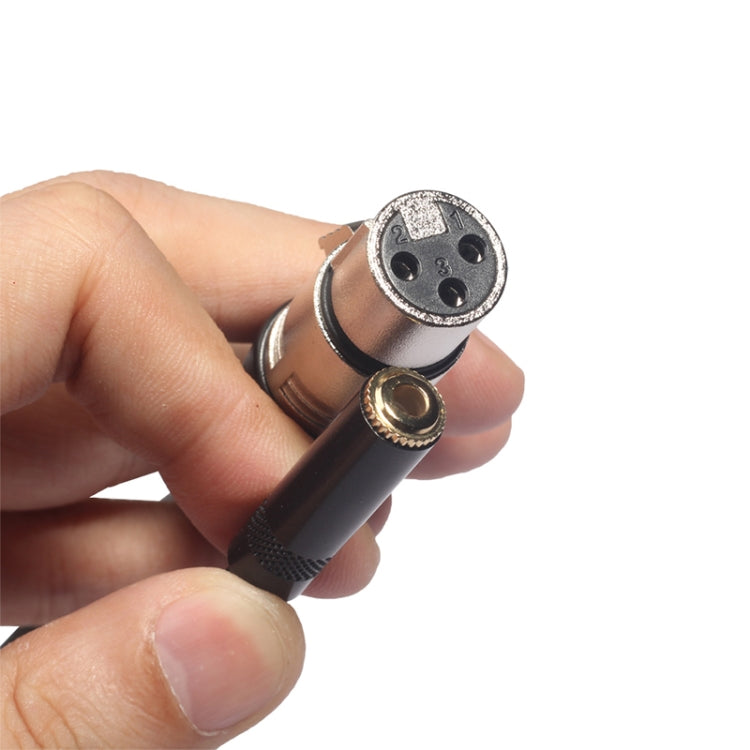 TC227K18-03 Cable de audio hembra de 3,5 mm a XLR hembra, longitud: 0,3 m, 3.5mm Female to XLR Female