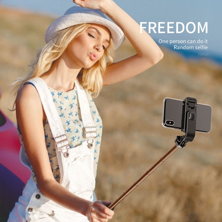 L02 100cm Multifunción Ajustable Bluetooth Autodisparador Polo Trípode Selfie Stick