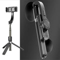 L08 Cardán ajustable Estabiliza Bluetooth Autodisparador Polo Trípode Selfie Stick