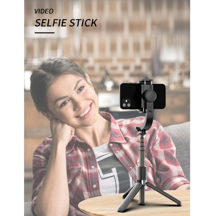 L08 Cardán ajustable Estabiliza Bluetooth Autodisparador Polo Trípode Selfie Stick