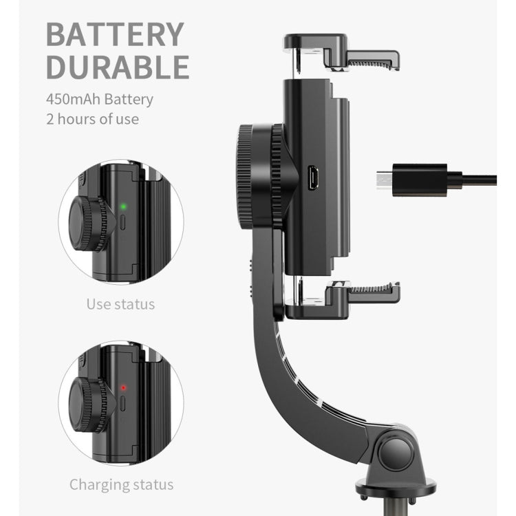 L08 Cardán ajustable Estabiliza Bluetooth Autodisparador Polo Trípode Selfie Stick
