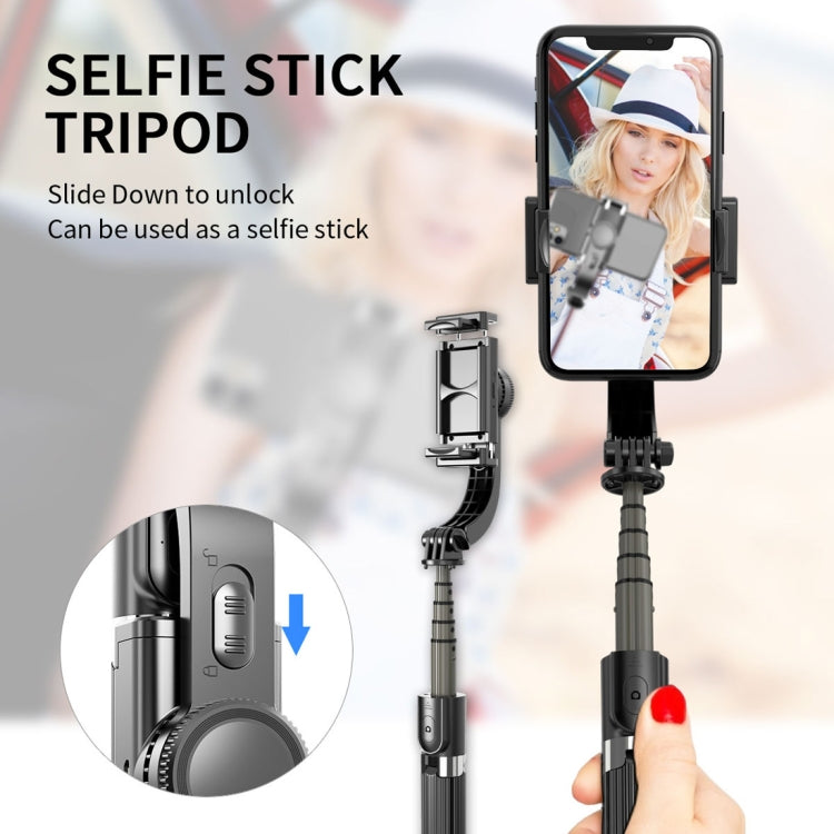 L08 Cardán ajustable Estabiliza Bluetooth Autodisparador Polo Trípode Selfie Stick