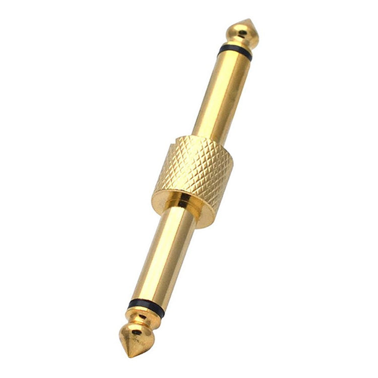 Adaptador de placa de Pedal eléctrico, conector de Pedal de efecto de guitarra macho a macho de 6,35mm y 1/4 pulgadas