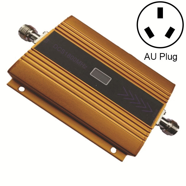 Amplificador repetidor de señal de teléfono DCS-LTE 4G, enchufe de EE. UU. (plateado)