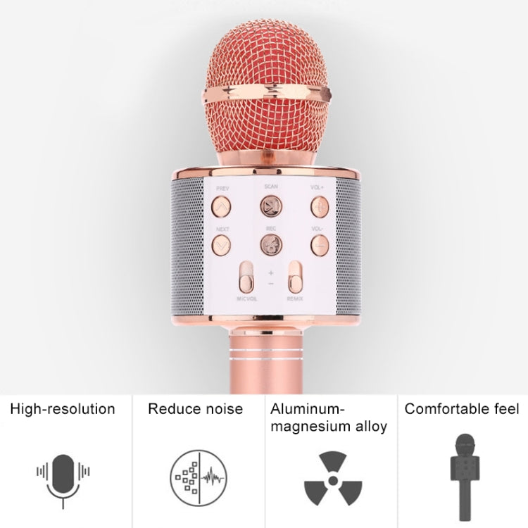 para portátiles, PC, altavoces, auriculares, iPad, iPhone, Galaxy, Huawei, Xiaomi, LG, HTC y otros teléfonos inteligentes, WS-858 (Black), WS-858 (Pink), WS-858 (Gold), WS-858 (Blue), WS-858 (Rose Gold), WS-858 (Silver)