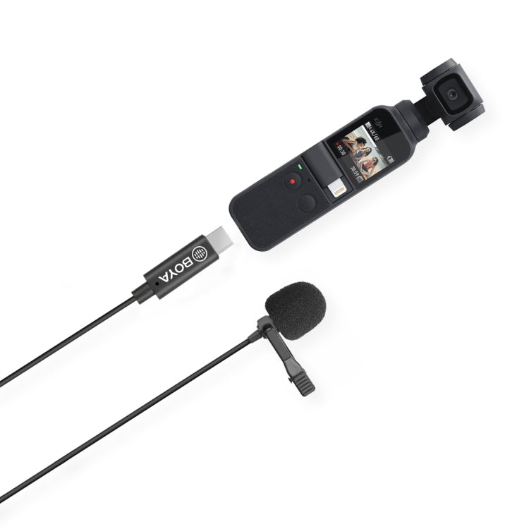 BOYA BY-M3-OP para micrófono Lavalier Digital con Clip de bolsillo DJI OSMO, BY-M3-OP