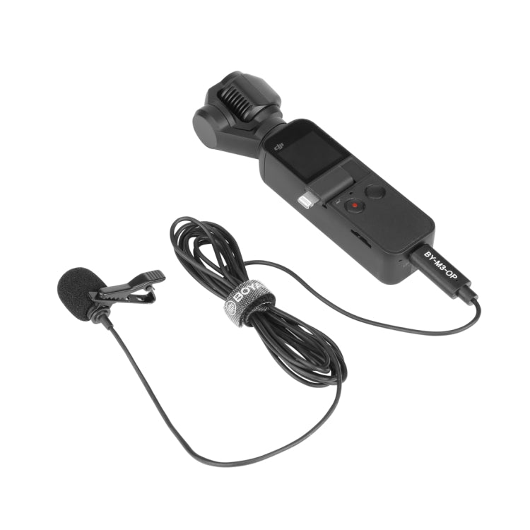 BOYA BY-M3-OP para micrófono Lavalier Digital con Clip de bolsillo DJI OSMO, BY-M3-OP