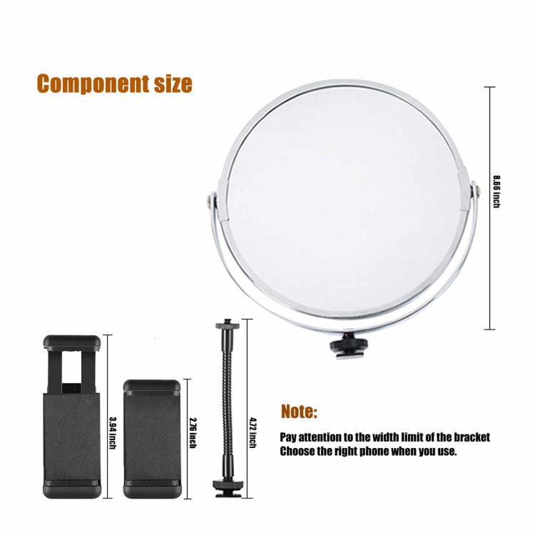 MANTOO RL-18 II 100-240V 55W 18 pulgadas Luz de relleno de anillo regulable de dos colores con trípode, 18 inch