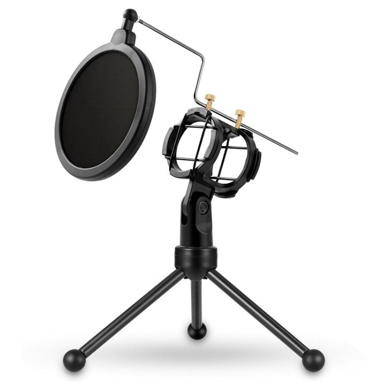 Yanmai PS-3 Mini micrófono portátil Anti-red soporte de escritorio a prueba de golpes