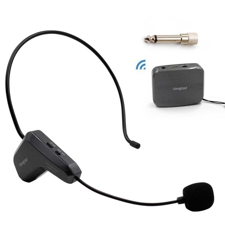 ASiNG WM01 Micrófono captador electrónico de transmisión de audio inalámbrico de 2,4 GHz, distancia de transmisión: 50 m, WM01