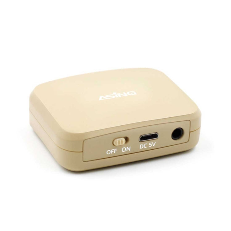 ASiNG WM03 Micrófono captador electrónico de transmisión de audio inalámbrico de 2,4 GHz, distancia de transmisión: 20-30 m, WM03