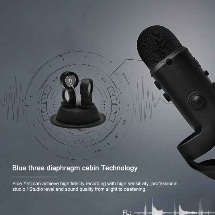 Micrófono de condensador USB Logitech azul Yeti, Blue Yeti(Black), Blue Yeti(Blue), Blue Yeti(Silver)