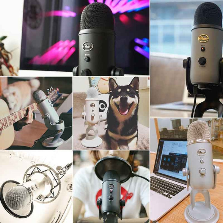 Micrófono de condensador USB Logitech azul Yeti, Blue Yeti(Black), Blue Yeti(Blue), Blue Yeti(Silver)