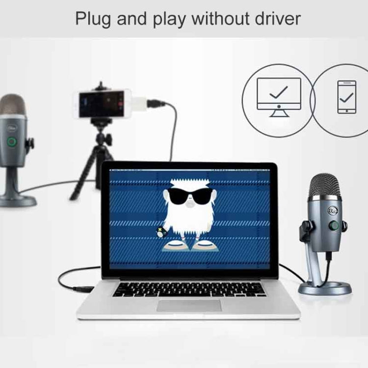 Logitech Blue Yeti Nano Condenser Micrófono digital USB para transmisión en vivo, Blue Yeti Nano