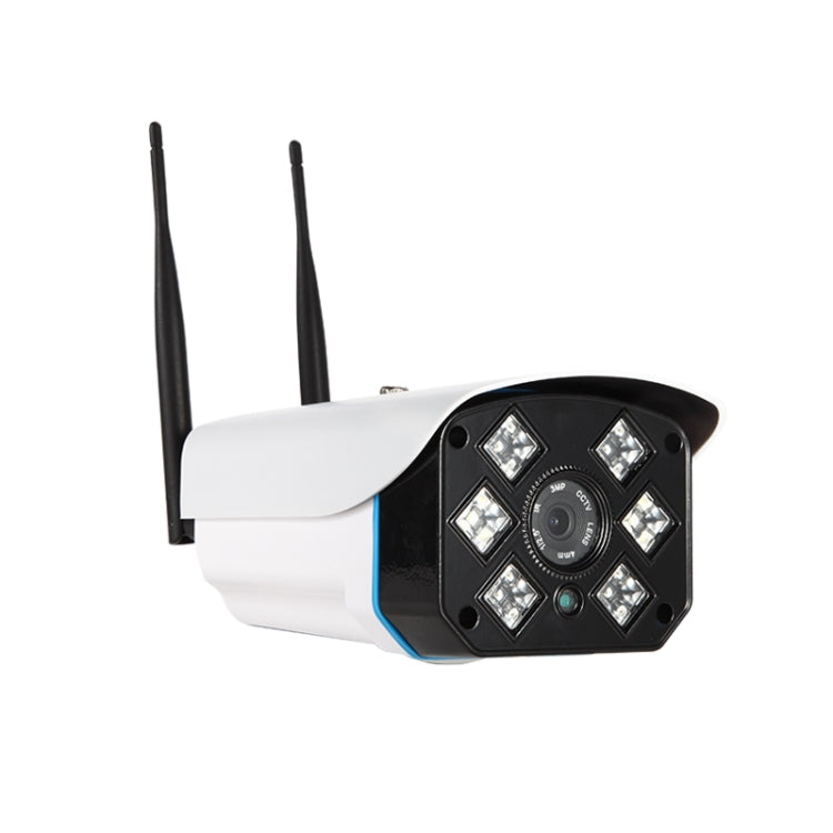 J-06 Cámara IR IP Wifi inalámbrica de 1.0MP para interiores y exteriores, compatible con visión nocturna por infrarrojos / detección de movimiento / tarjeta TF (64 GB máx.), Distancia IR: 50 m, J-06
