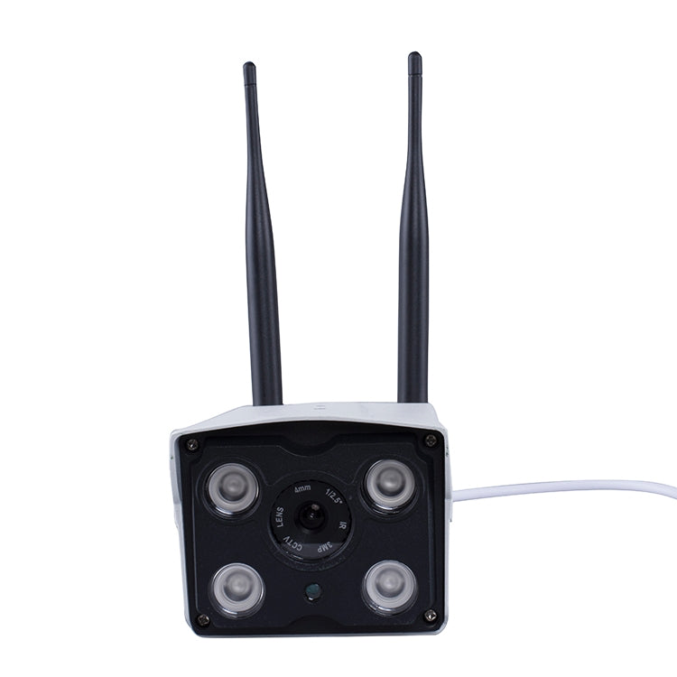 J-02100 Cámara IP Wifi inalámbrica inteligente con antena dual de 1.0MP, compatible con visión nocturna por infrarrojos y tarjeta TF (64 GB máx.), J-02100